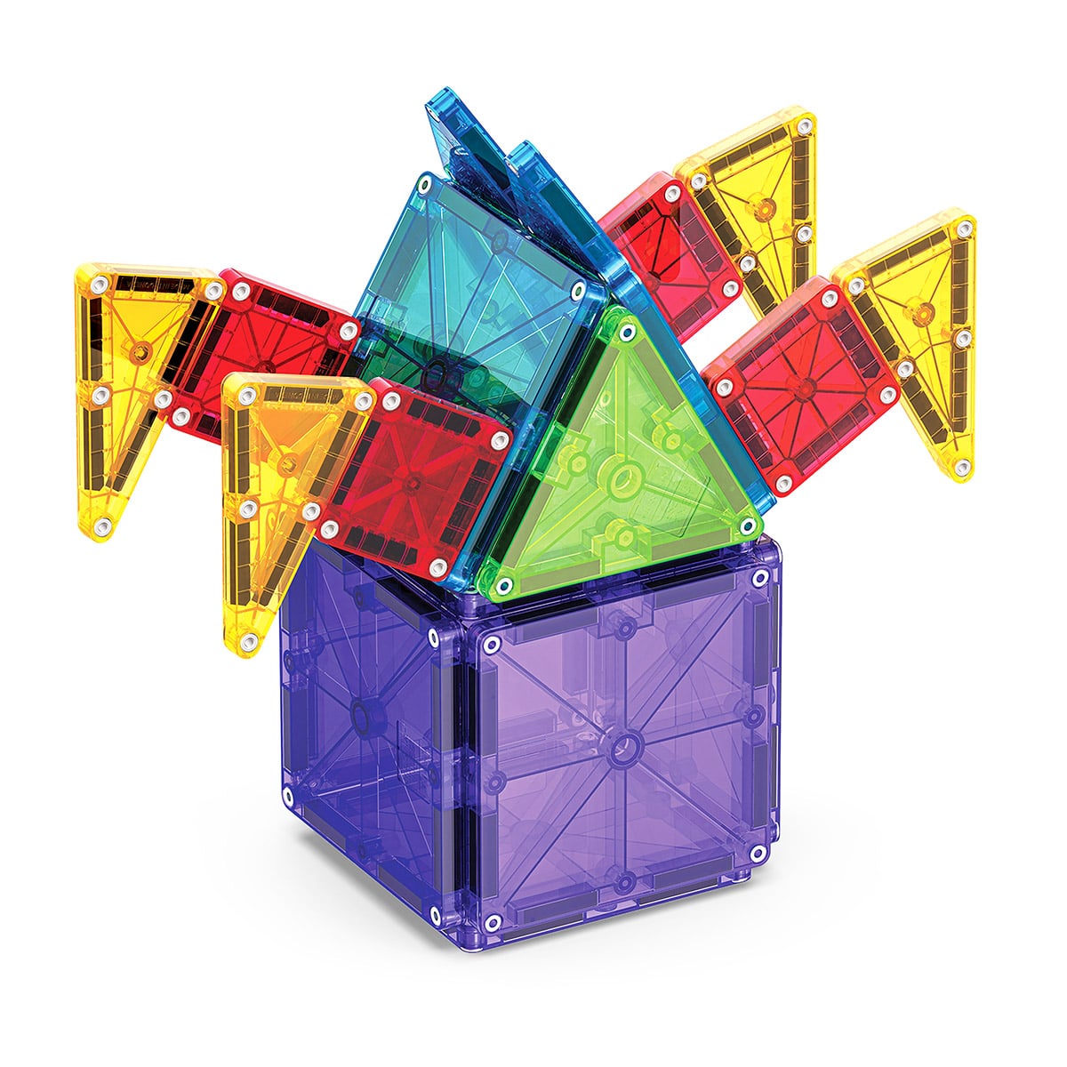 MAGNA-TILES Combo + microMAGS, 46 piese