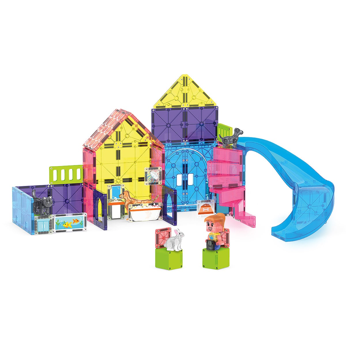 MAGNA-TILES Pet Playhouse, 50 piese