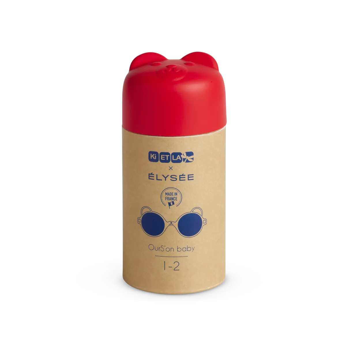 Ochelari de soare Ki ET LA, 0-12 luni - Ourson Elysee Red