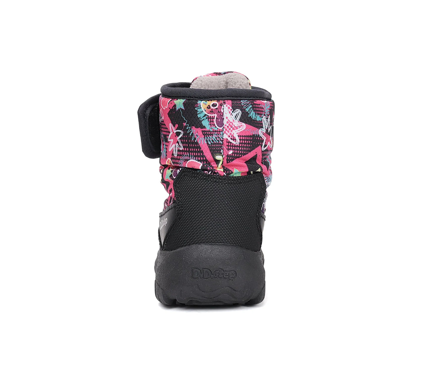 Cizme impermeabile, fete - D.D.Step AQUA-TEX - Black