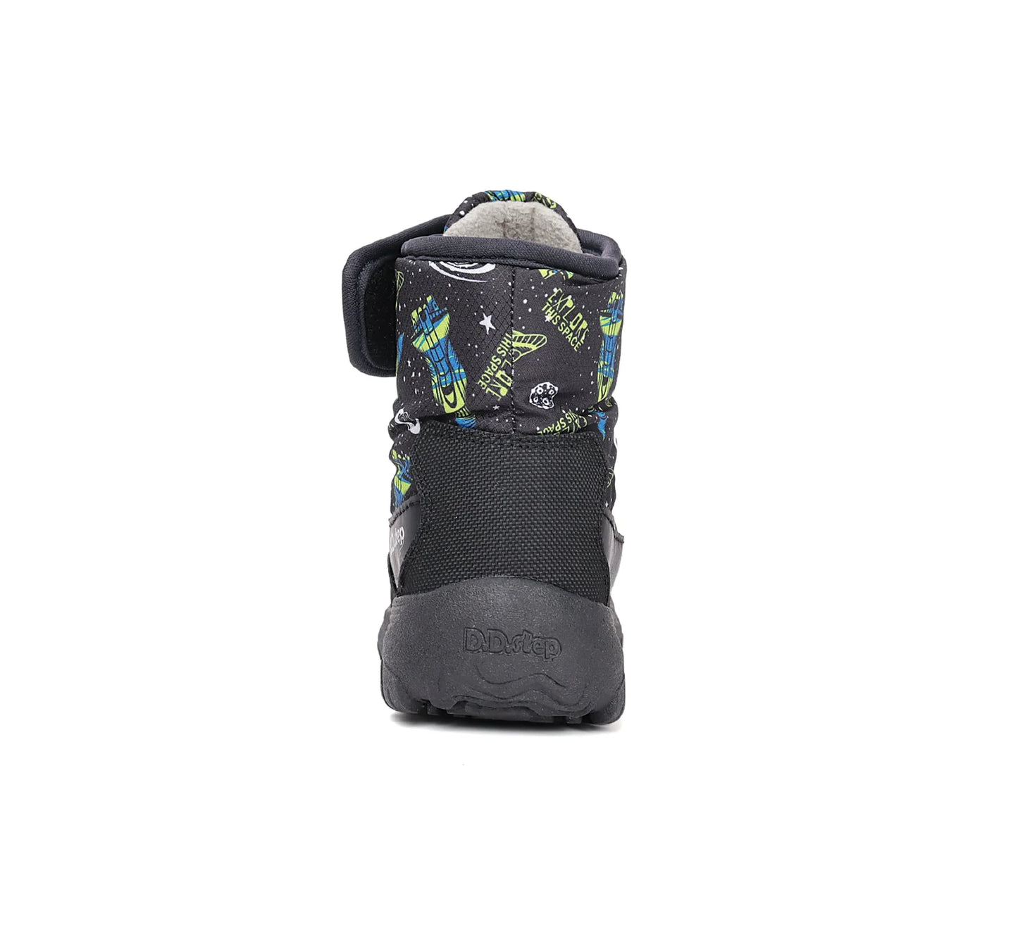 Cizme impermeabile, băieți - D.D.Step AQUA-TEX - Black