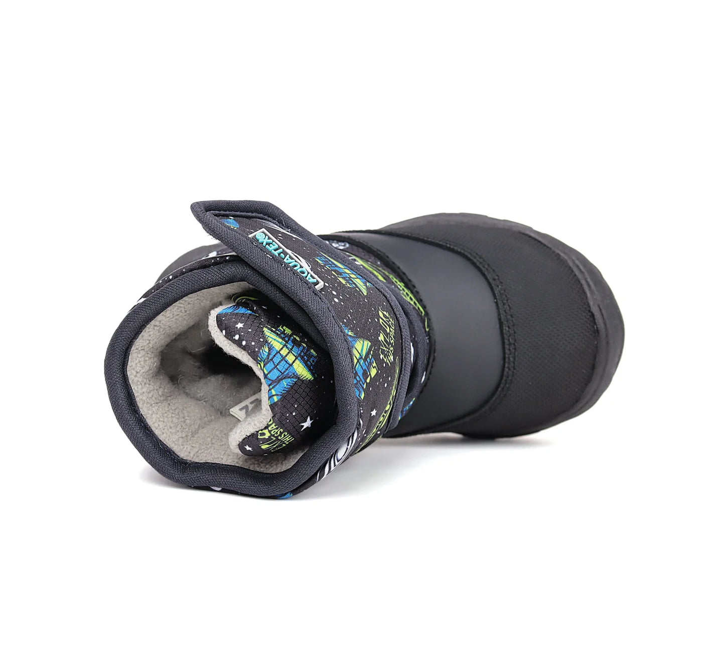 Cizme impermeabile, băieți - D.D.Step AQUA-TEX - Black