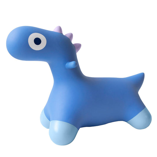 Hoppi Dino, dinozaur gonflabil sǎltǎreț, albastru, Quut toys