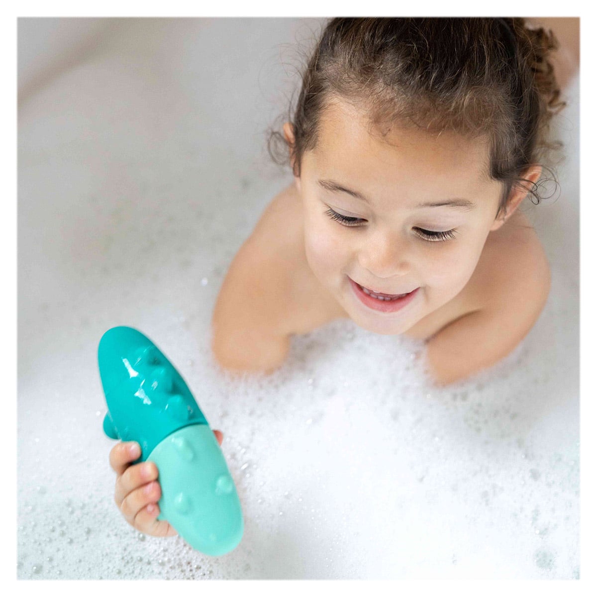 Squeezi Crocodil, jucărie stropitoare de baie din silicon Quut