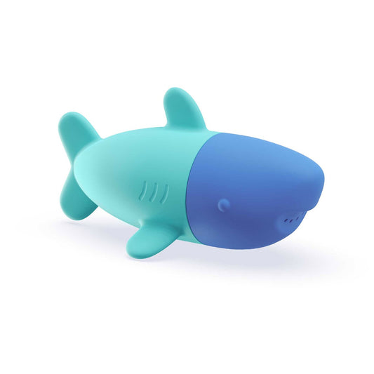 Squeezi Rechin, jucărie stropitoare de baie din silicon Quut