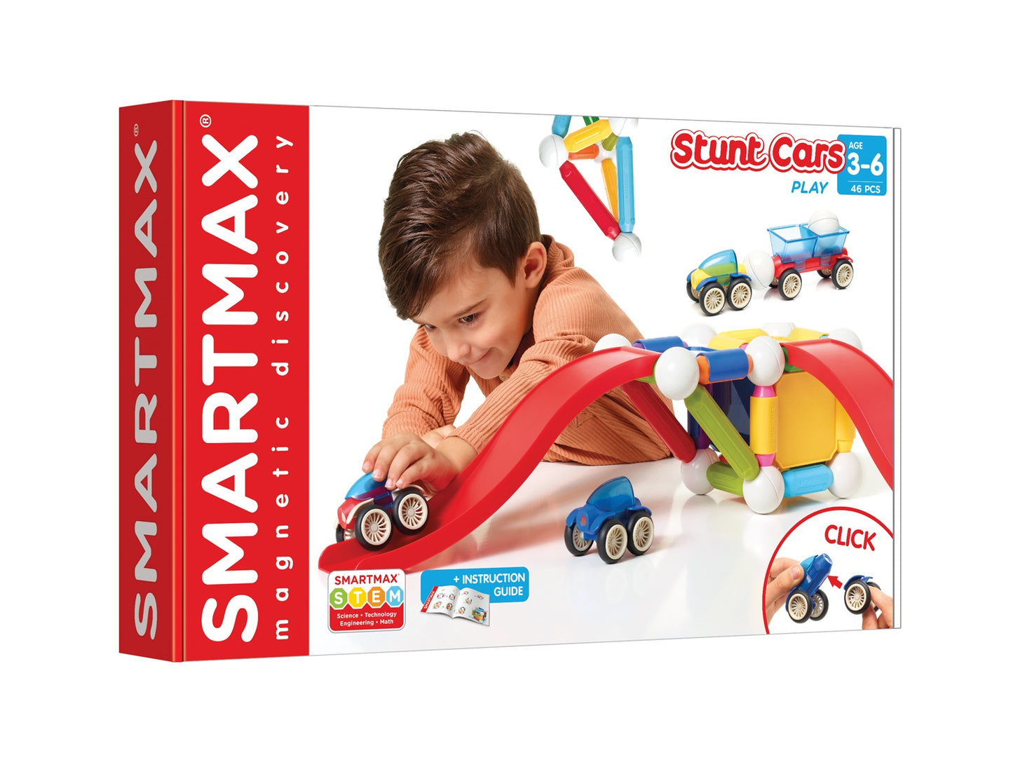 SmartMax - Set magnetic Basic Stunt - Set Vehicule