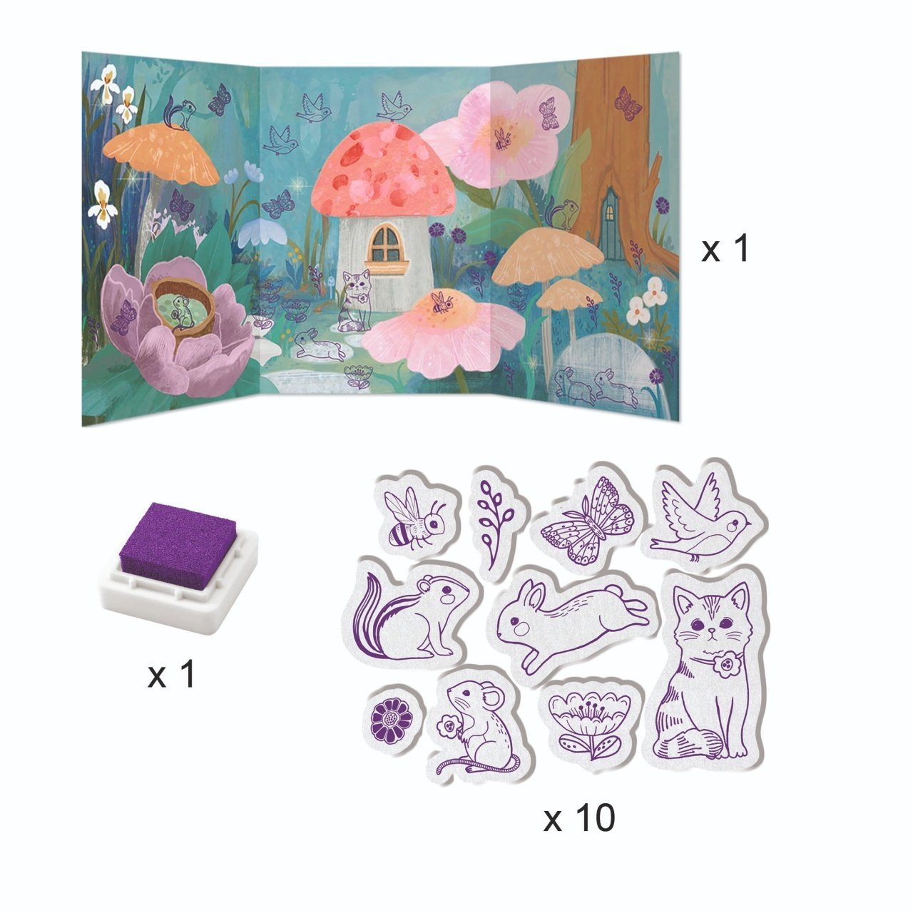Atelier creativ Animăluțe drăgălașe, Djeco
