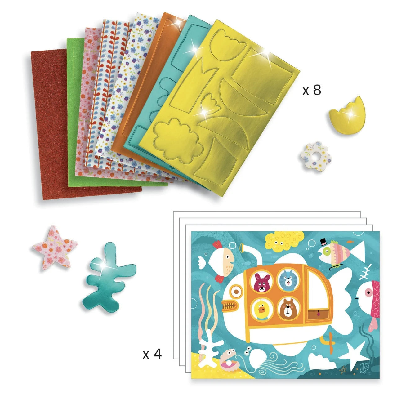 Atelier creativ „Colaj cu spumă autoadezivă” – Djeco