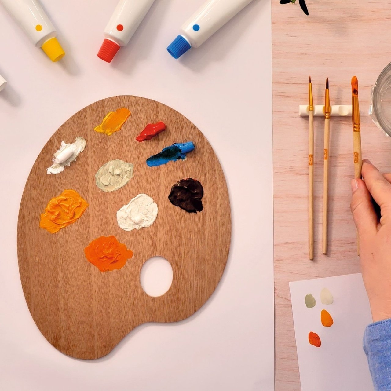 Atelier creativ de pictură pentru adulți Flori, Djeco