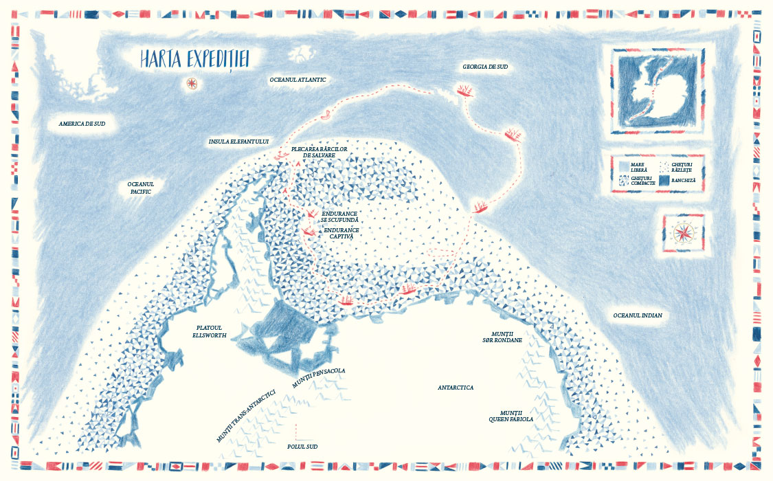 Aventură în Antarctica de William Grill