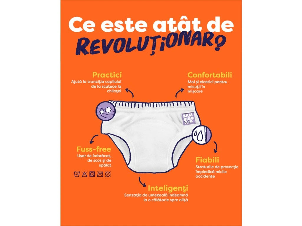 Bambino Mio chiloței de antrenament revoluționari Rumble