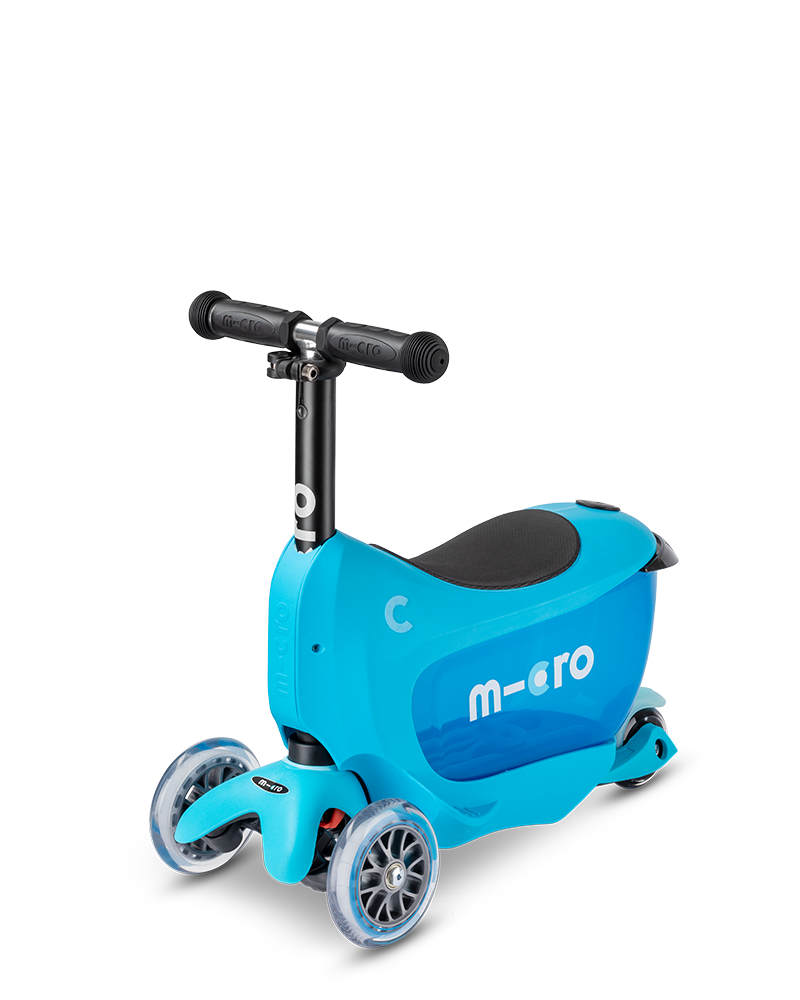 Trotinetă Micro Mini2go Deluxe Plus Blue +18 luni