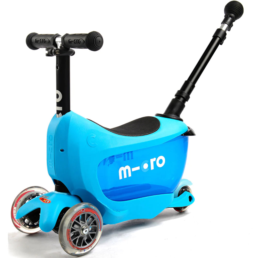 Trotinetă Micro Mini2go Deluxe Plus Blue +18 luni