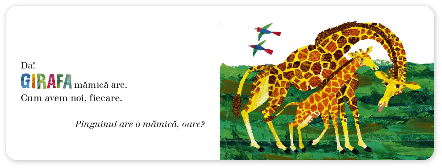 Și cangurul are o mămică, oare?