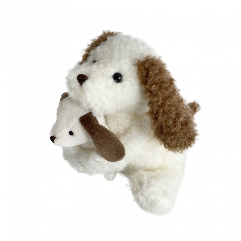 Cățelușul Nafi cu puiuț, jucărie pluș Egmont Toys