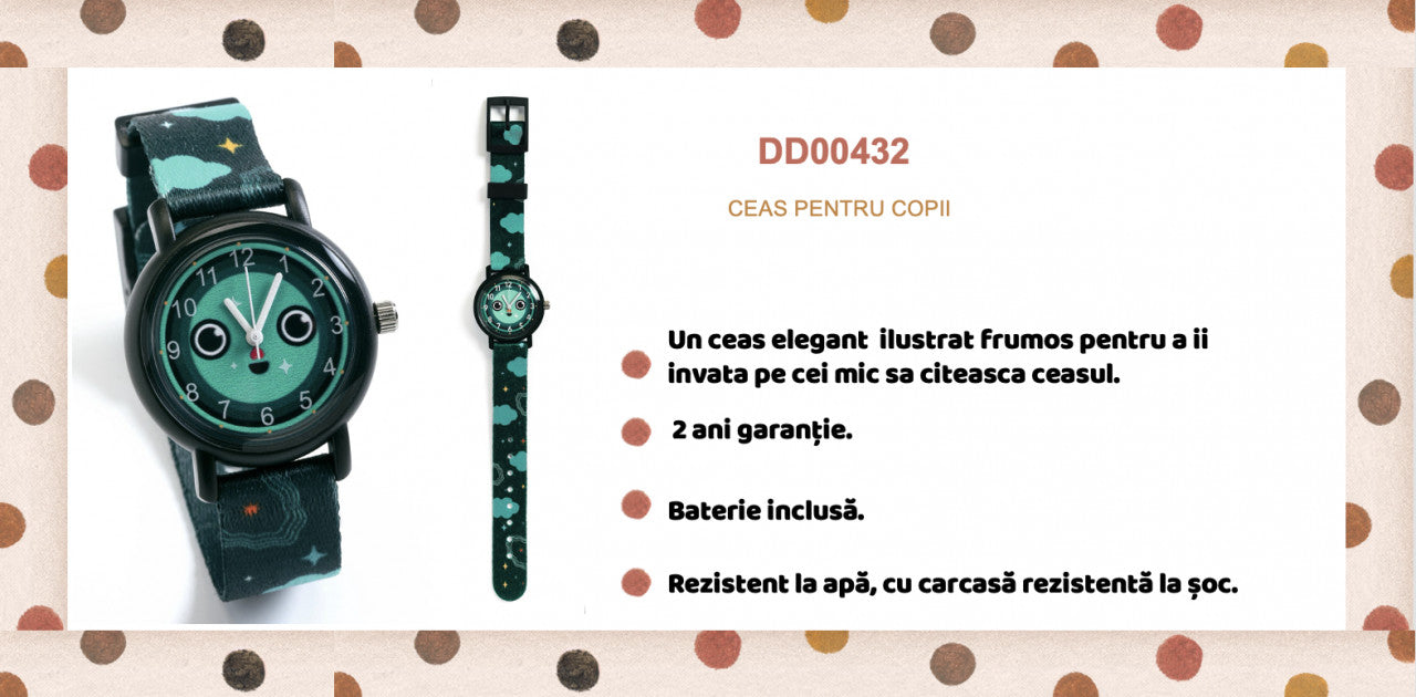 Ceas de mână Djeco, Noapte bună