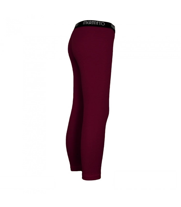 Colanți copii 170g lână merinos - Wine - Merinito