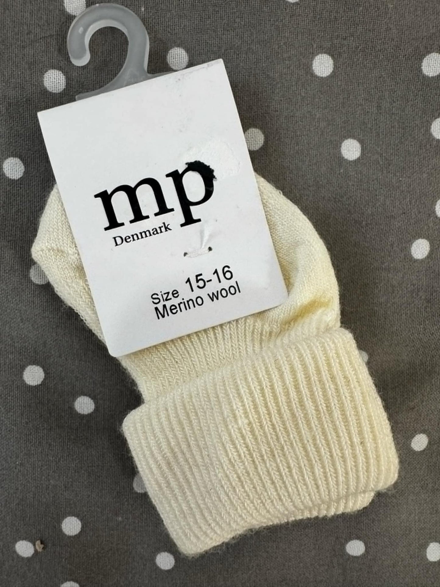 Șosete subțiri mp Denmark lână și mătase - Mono Snow White