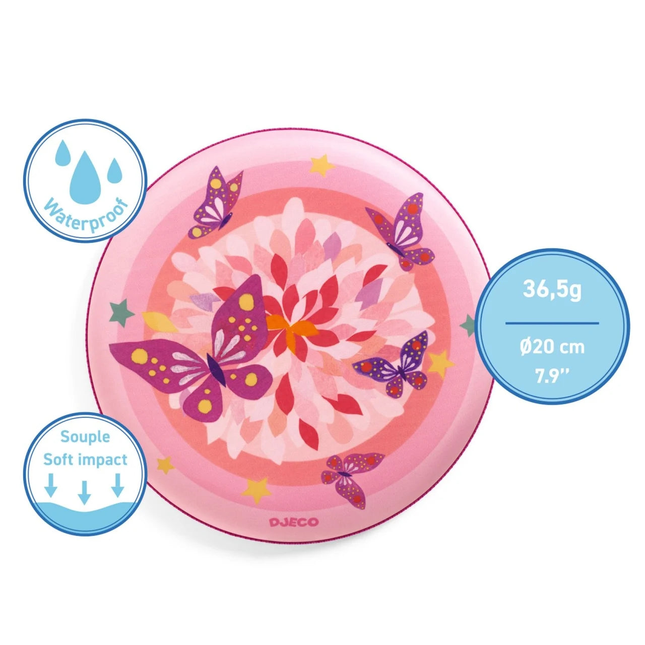 Disc frisbee Fluturi, Djeco