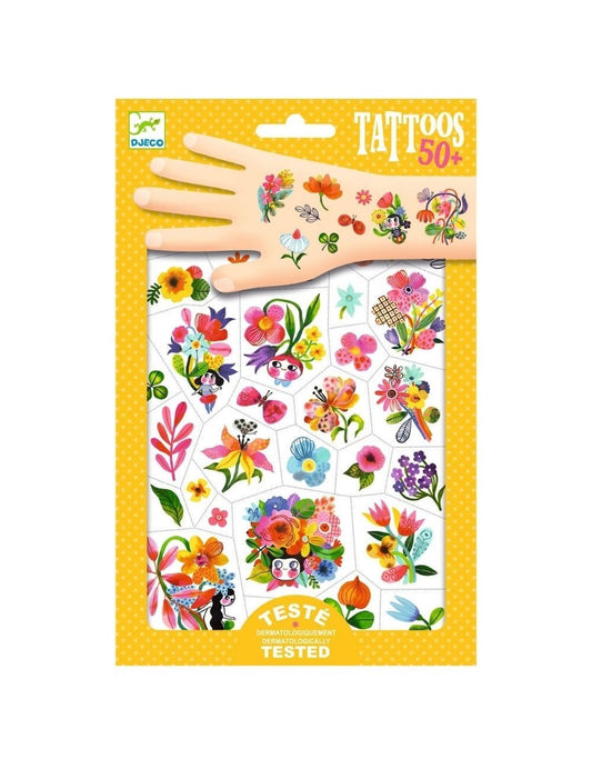 Tatuaje Djeco Flori colorate