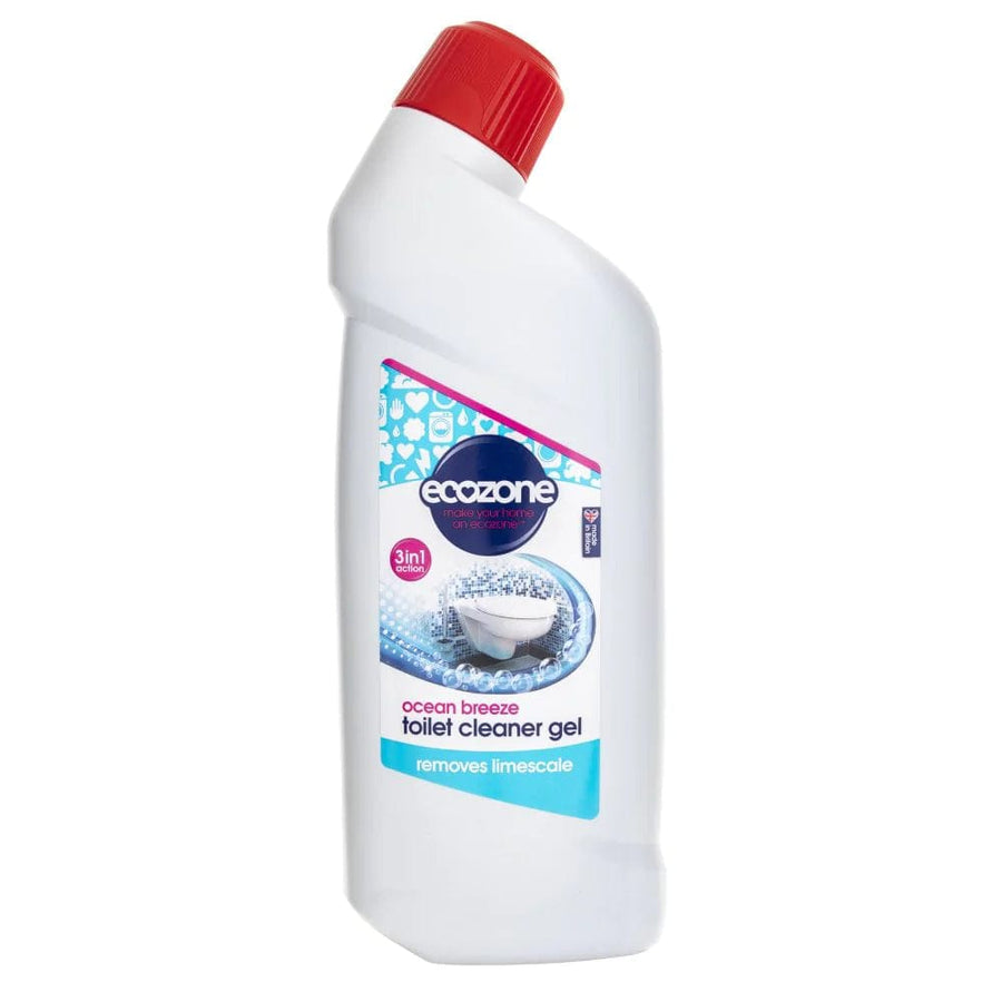 Soluție gel 3 in 1 pentru curățat toaleta, Ocean Breeze, Ecozone, 750 ml