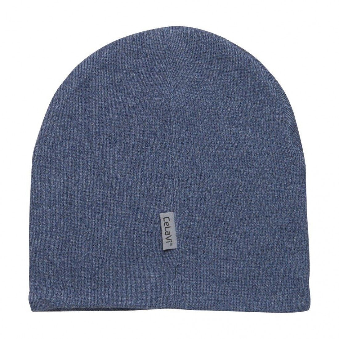 Fes dublat knit din lână și bumbac - China Blue – CeLaVi