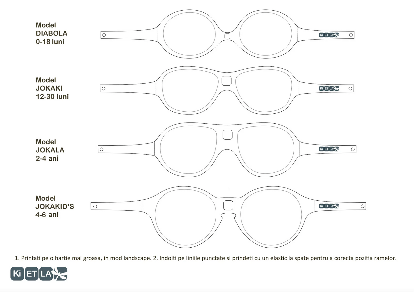 Ochelari de soare Ki ET LA, 0-12 luni - Mustard