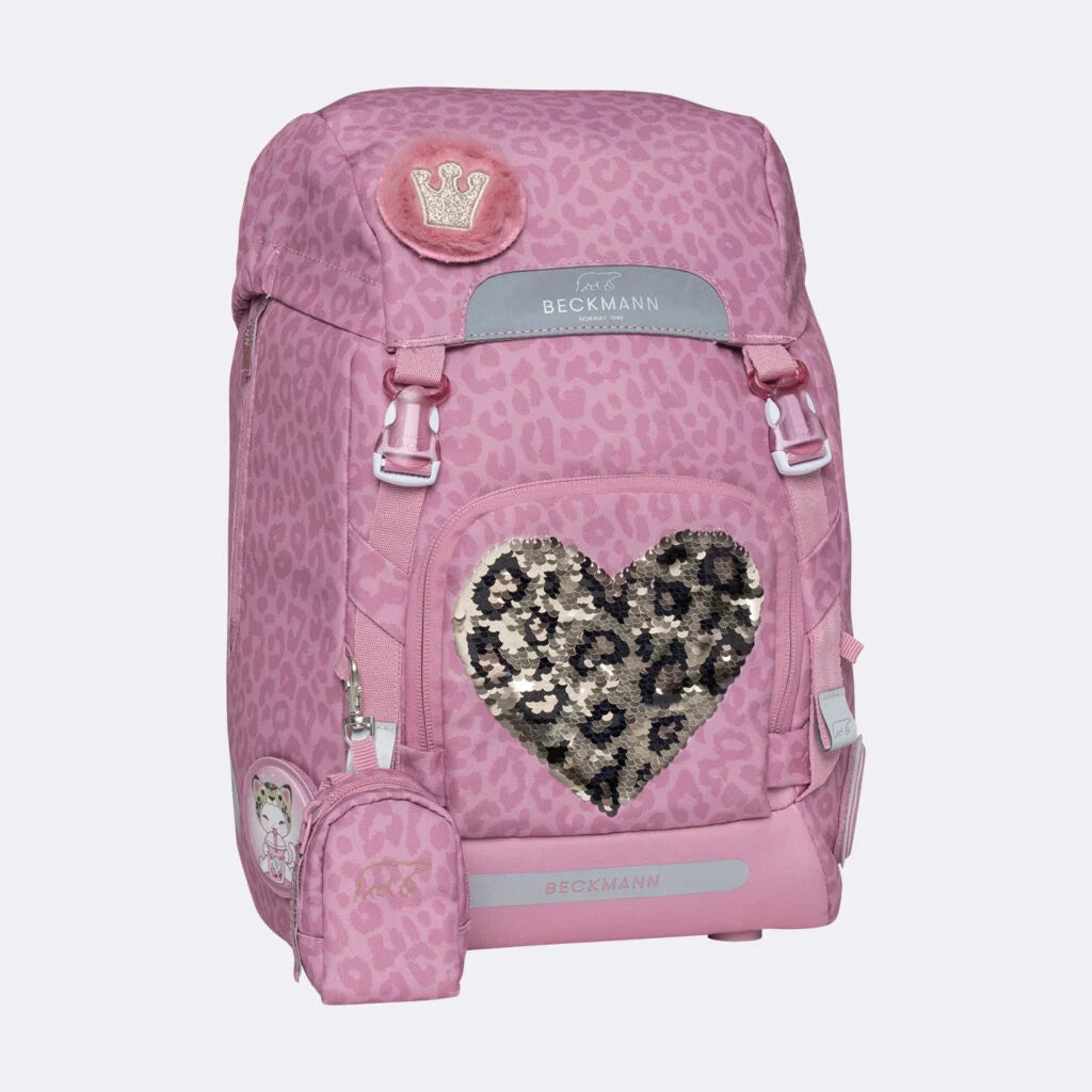 Ghiozdan, rucsac ergonomic Beckmann pentru școală, Clasic, Furry