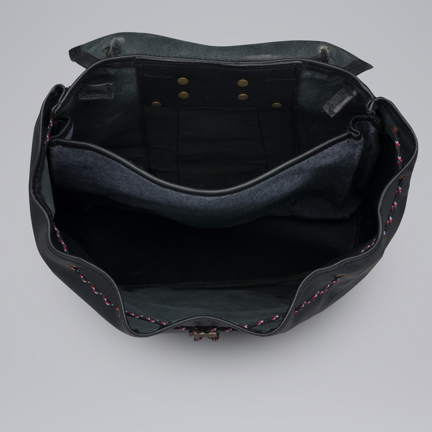 Ghiozdan Beckmann de piele, Negru - 30 L