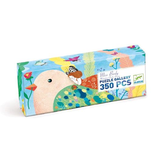 Puzzle galerie 350 piese Miss Birdy, Djeco