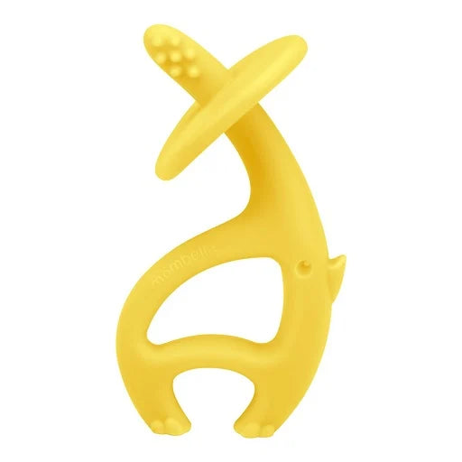 Inel gingival din silicon - Mombella - Elefant Galben