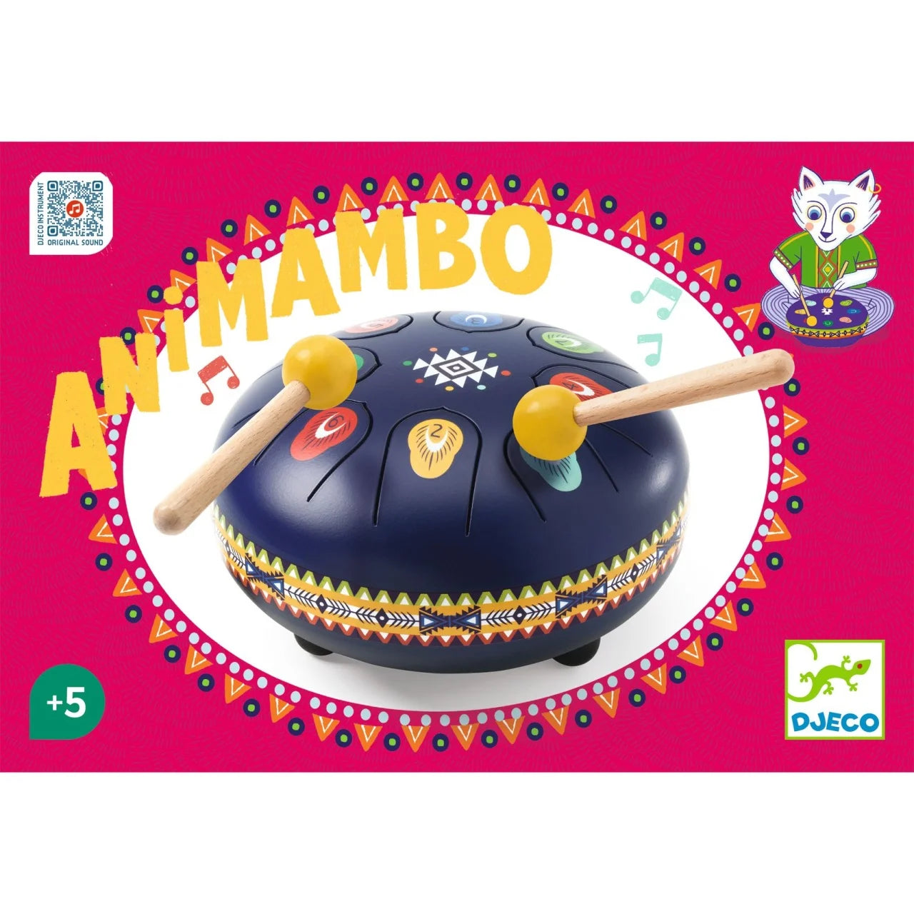 Instrument muzical Tobă metalică, Djeco