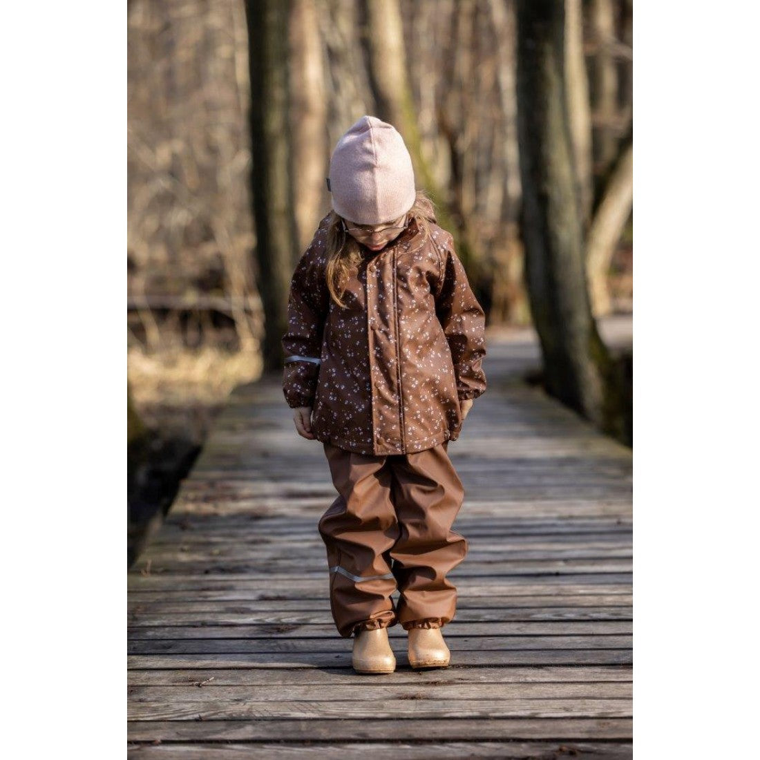 Set căptușit cu fleece pentru ploaie și vreme rece - CeLaVi - Aztec