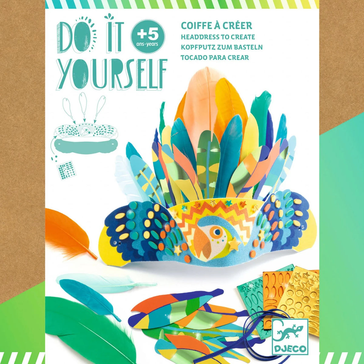 Joc creativ DIY Carnavalul Rio, Djeco