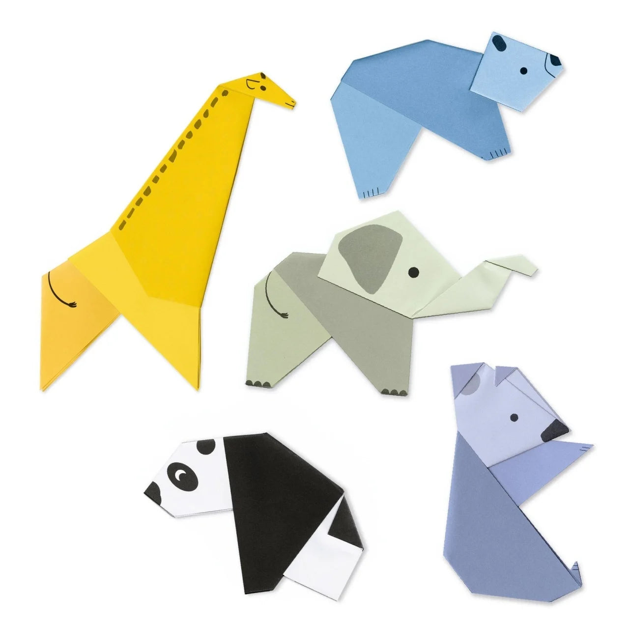 Set Creativ Origami Jungla Veselă – Activitate Creativă Copii 4-7 ani | Djeco