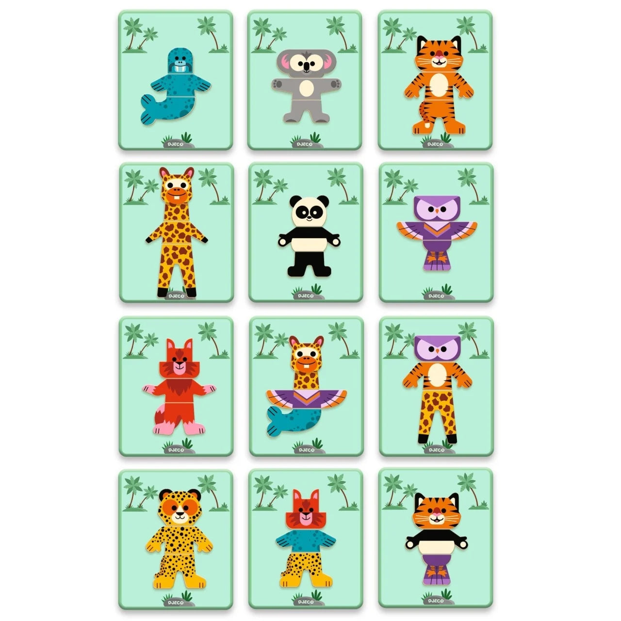 Joc cu magneți „Mix’n’Match” – Djeco