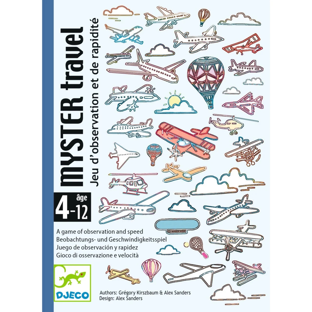 Joc de cărți Myster Travel, Djeco