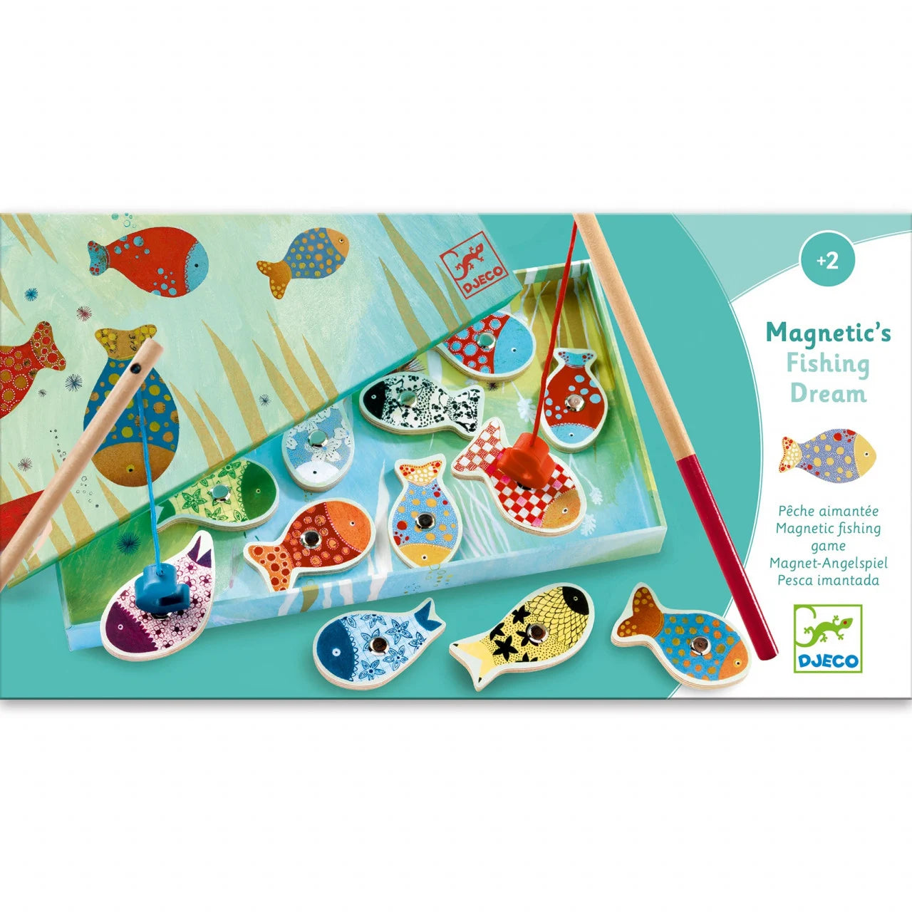 Joc de pescuit magnetic peşti Djeco