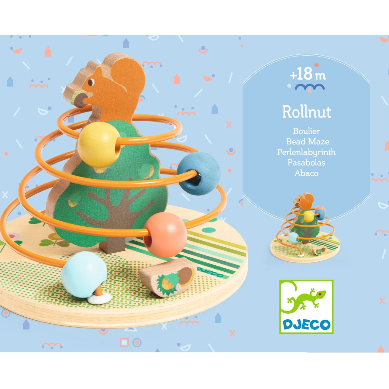 Jucărie bebe RollNut, Djeco