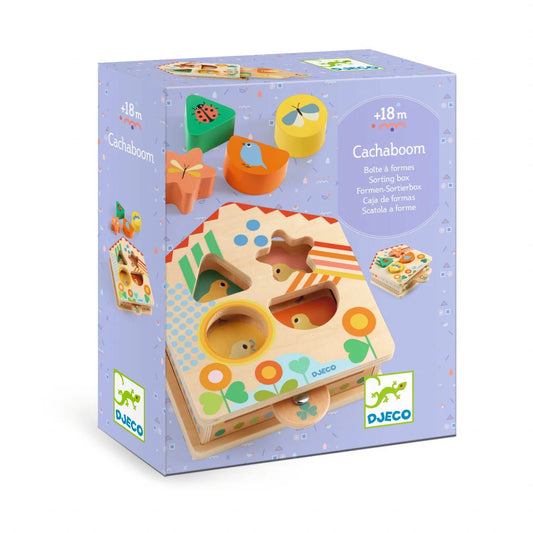 Jucărie Montessori Cutie sortătoare Cachaboom, Djeco