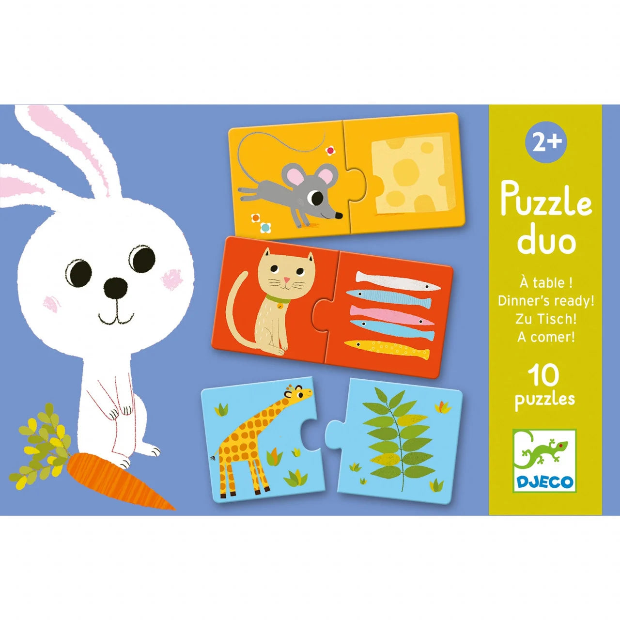 Puzzle duo La masă, Djeco