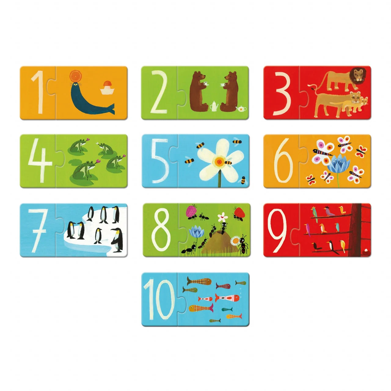 Puzzle duo Numere, Djeco