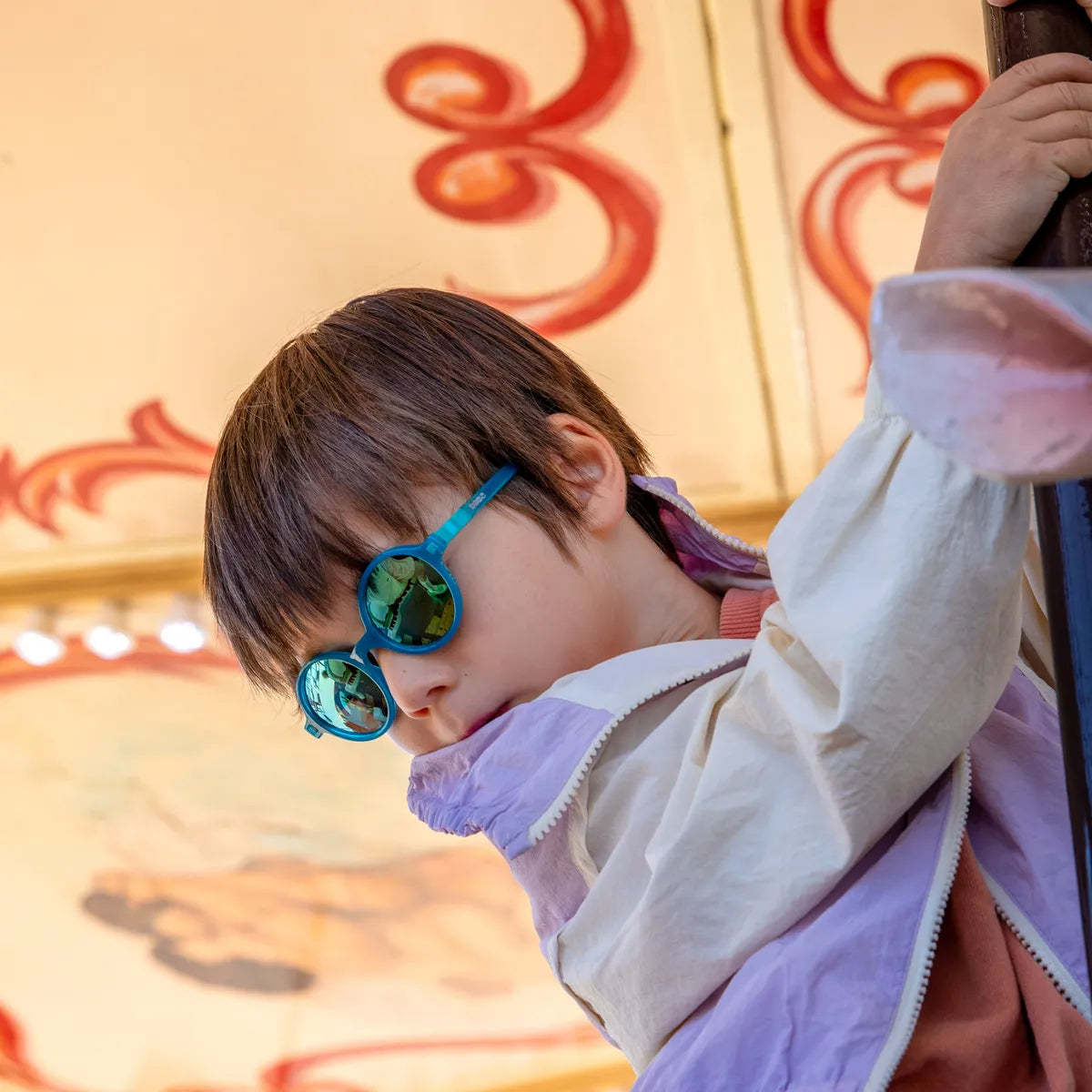 Ochelari de soare Ki ET LA, 6-9 ani - Round Peacock