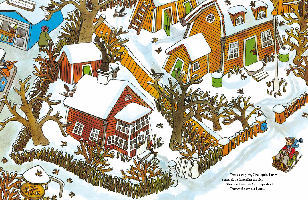 Lotta și Crăciunul cu peripeții - de Astrid Lindgren ilustrații de Björn Berg (Copy)