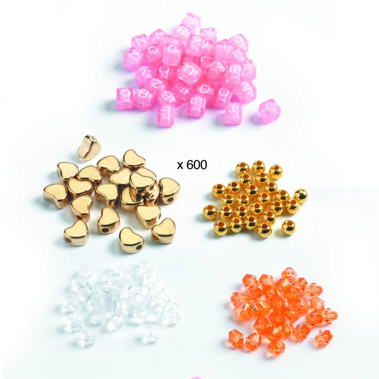 Mărgele litere aurii, Djeco