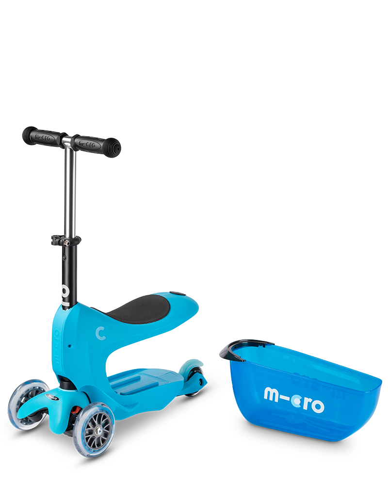 Trotinetă Micro Mini2go Deluxe Plus Blue +18 luni