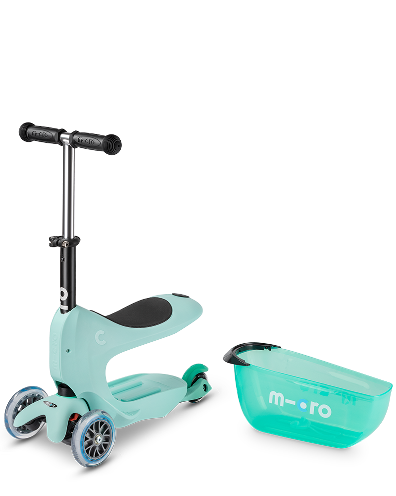 Trotinetă Micro Mini2go Deluxe Plus Mint +18 luni