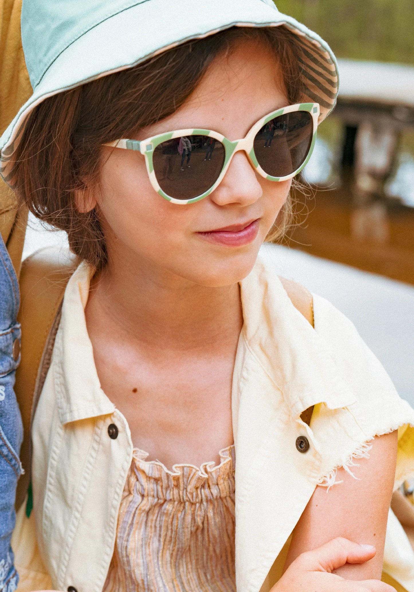 Ochelari de soare polarizați KI ET LA 4-6 ani - Butterfly Salvia Stripe