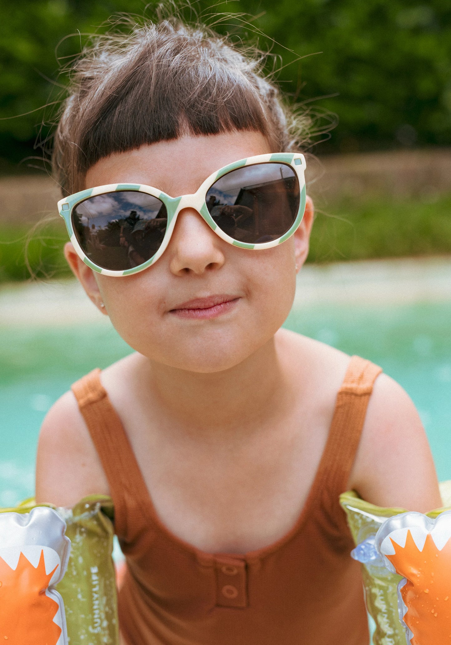 Ochelari de soare polarizați KI ET LA 4-6 ani - Butterfly Salvia Stripe