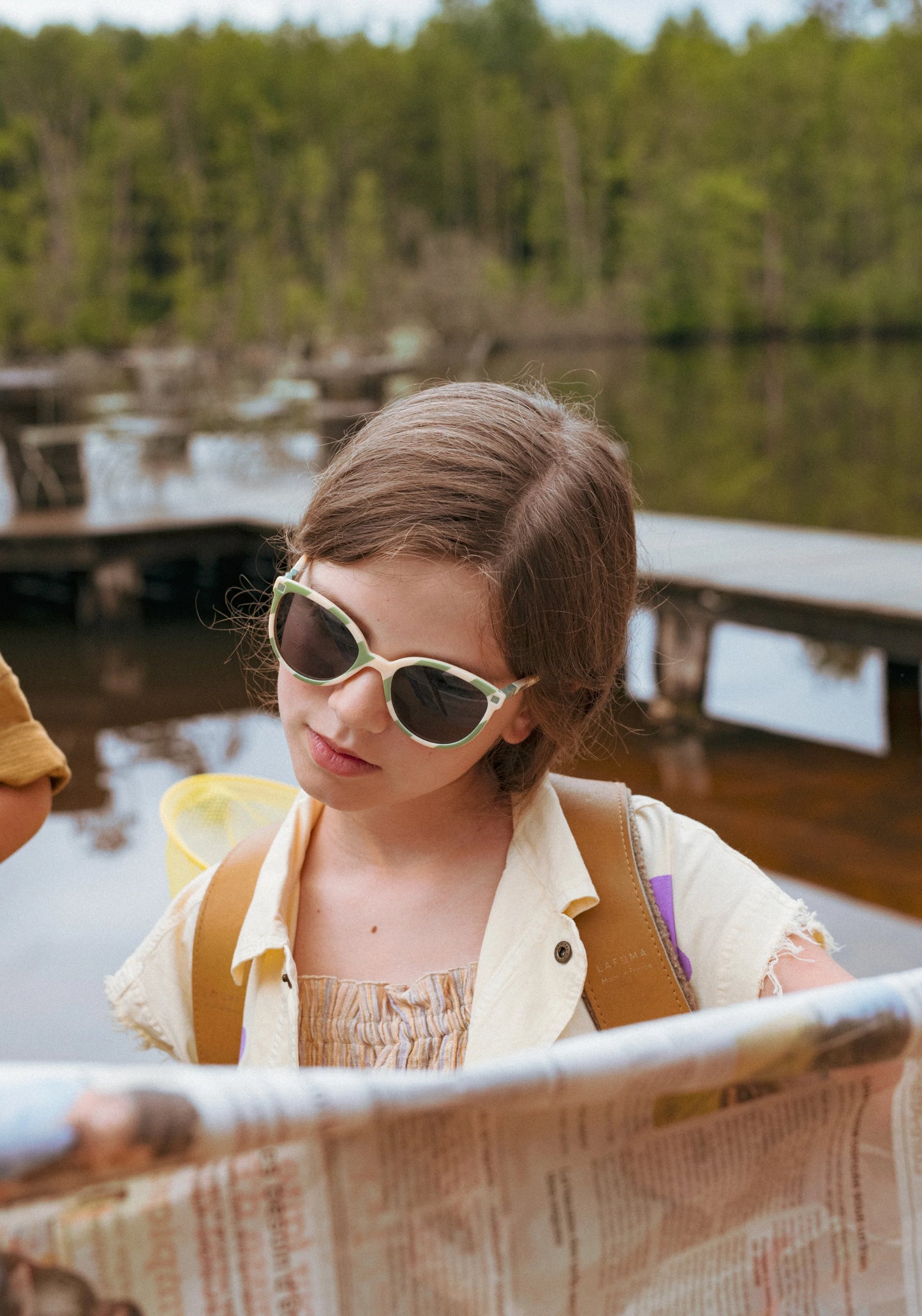 Ochelari de soare polarizați KI ET LA 4-6 ani - Butterfly Salvia Stripe